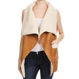 Ellie & Kate Sherpa Vest with Pockets. S/M